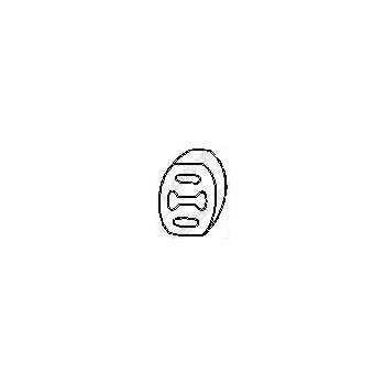 QWP Zarážka tlumiče výfuku QWP WEX9186