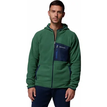 Pánská mikina Columbia Fast Trek™ Overlay Hooded Full Zip M 2135701375 - rain forest/collegiate na S