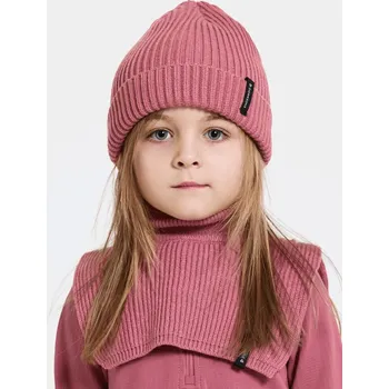 Módní doplněk Dětská zimní čepice Didriksons Bus beanie 2 heather pink obvod hlavy 52-56 cm