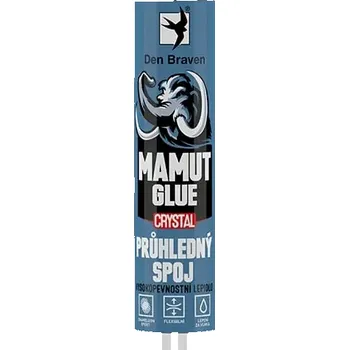 Průmyslové lepidlo Den Braven - MAMUT Crystal 290 ml transparentní 51930BD
