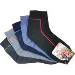 Gapo Dámské kotníkové ponožky Antibakteria silver 1. Velikost: 5-6 (EU 38-39), 2. Barva: 5 ks MIX tmavá