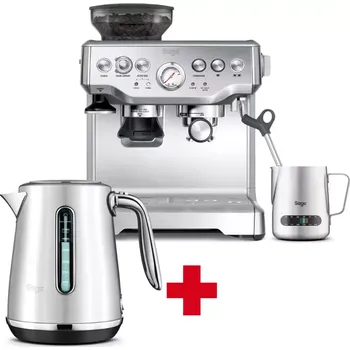 Kávovar Espresso SAGE BES875BSS + Sage SKE735BSS
