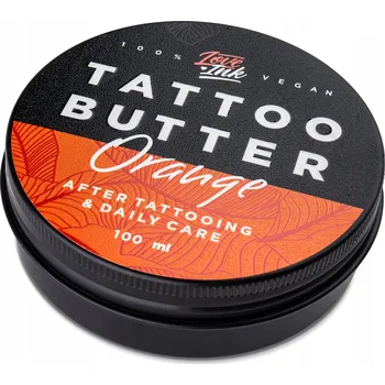 Tělový krém Máslo pro péči o tetování Loveink Tattoo Butter Orange 100 ml