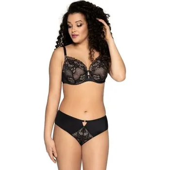 Podprsenka Vyztužená podprsenka Ava Lingerie 1939 Yucca Černá 75E