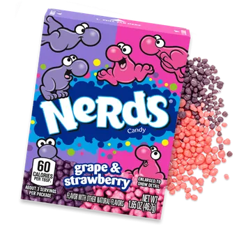 Čokoláda Nerds Strawberry & Grape - miniaturní bonbóny jahoda a hrozen 46,7 g