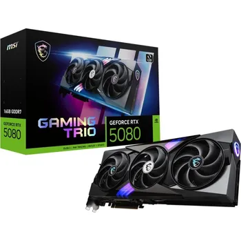 Grafická karta MSI GeForce RTX 5080 TRIO/Gaming/16GB/GDDR7