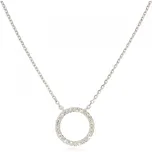 Zlatnictví Helios Řetízek bílé zlato kolečko s Diamanty