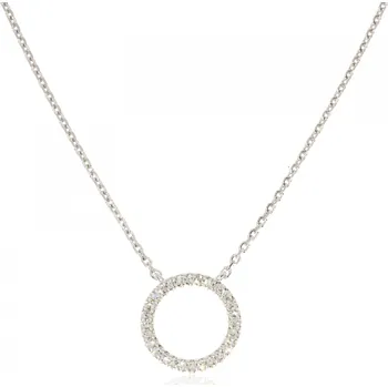 Řetízek Zlatnictví Helios Řetízek bílé zlato kolečko s Diamanty