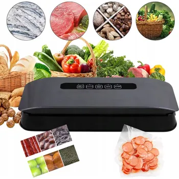 Vakuovačka VAKUOVACÍ SVÁŘEČKA FÓLIÍ PRO BALENÍ POTRAVIN 100W + 10 SÁČKŮ DÁREK