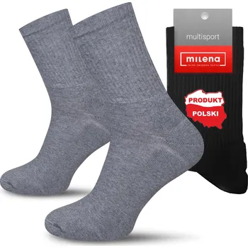 Pánské ponožky PÁNSKÉ PONOŽKY sportovní ponožky se zesílením FROTÉ Milena *38-40