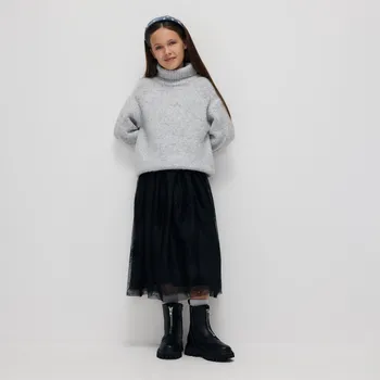 Dívčí sukně Reserved - Vzorovaná sukně - černý - 385FW-99X - 385FW-99X-128