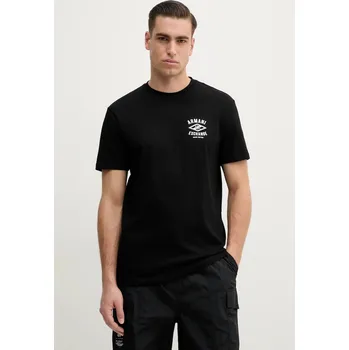 Pánské tričko Bavlněné tričko Armani Exchange pánské, černá barva, s potiskem, XM000550 AF10362 XM000550.AF10362 99X, vel. XL