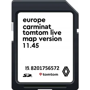 Zabezpečení domácnosti MAPA RENAULT KARTA 11.45 CARMINAT LIVE MEGANE CLIO LAGUNA SCENIC 2026 PL