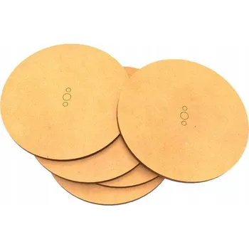 Obraz MDF Podstavce - Kulaté 80 mm podložky pod figurky