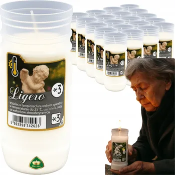 Obraz Náplně do hřbitovních svíček Skvělé na parafínové horko 3 dny x20 Čisté vypalování