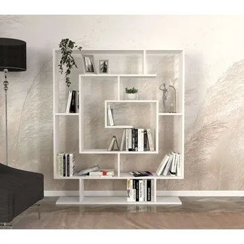 Knihovna ANTRIM skandinávská knihovna, bílá