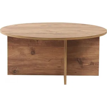 Konferenční stolek Soleil kulatý konferenční stolek, borovice Atlantic