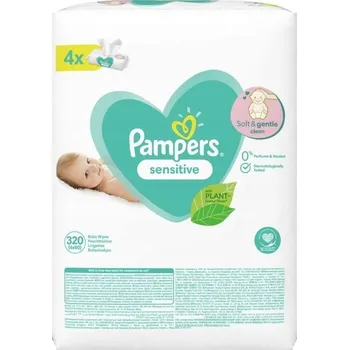 Dětský vlhčený ubrousek Pampers Sensitive vlhčené ubrousky 320 ks