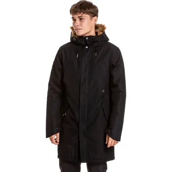 Meatfly pánská zimní bunda Lars Parka Black | Černá | Velikost XL