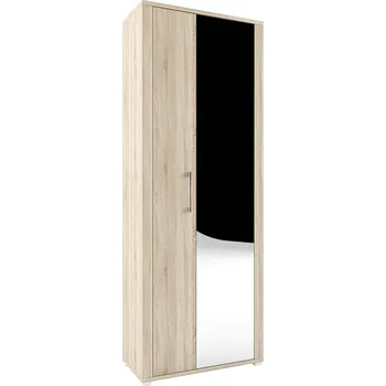 Šatní skříň TANGO 04 -skříň policová se zrcadlem dub sonoma (GO-REG1L1D/22/8/NOACT= 2 balíky) (UG) (K150)