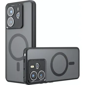 Pouzdro na mobilní telefon Kryt Xiaomi Redmi Note 14 5G, PureFrost MagSafe, černé