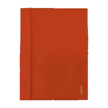 Plastové rychlovazače s kapsou - A4, PVC, cihlový, 1 ks