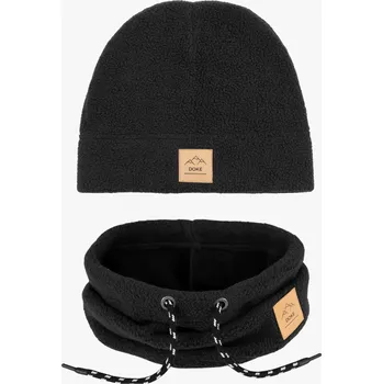 Čepice Set Luis fleece anthracit šedá uni