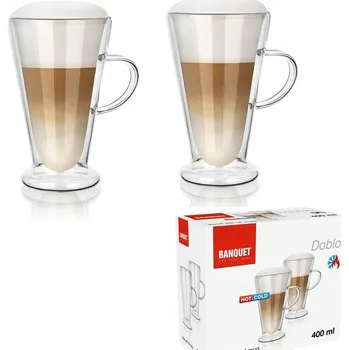 Sklenice Sklenice na latte Domosfera 400 ml 2 ks