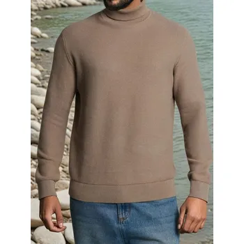 Pánský svetr Sinsay - Svetr basic - hnědá - 783FZ-74X - 783FZ-74X-3XL