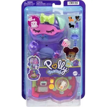 Panenka Mattel Polly Pocket™ Pocketka do kapsy Přespávačka se štěňátkem JCR38