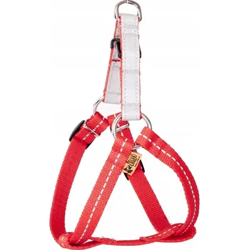 Postroj pro psa DINGO reflexní postroj z pásky Reflex 70, červený