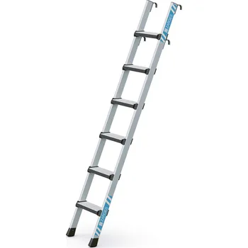 Žebřík ZARGES Závěsný regálový žebřík Comfortstep LH, 41404, Počet stupňů: 8