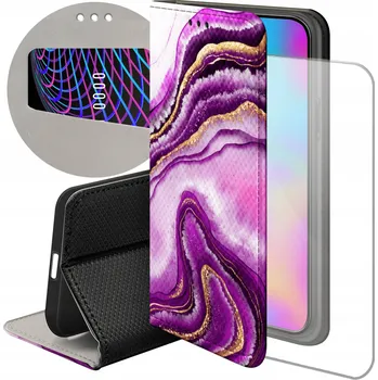 Pouzdro na mobilní telefon Flipové pouzdro Hello Case pro Samsung Galaxy S8 fialové