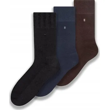 Pánské ponožky Steven Ponožky oblekové ponožky art. 003 hnědé, velikost 45-47