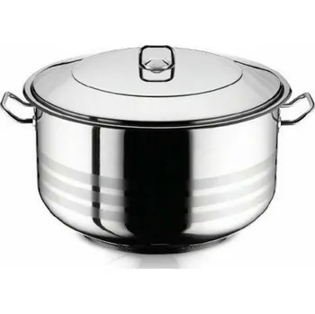 TMN Extra velký nerezový hrnec s poklicí Jumbo 19,8L