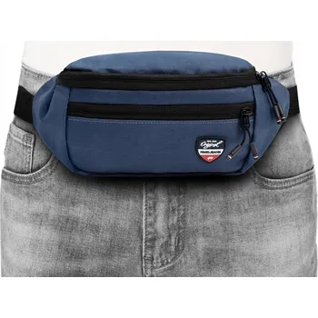 Ledvinka Pako Jeans ledvinka pánská taška na opasek, sportovní ledvinka, ledvinka modrá