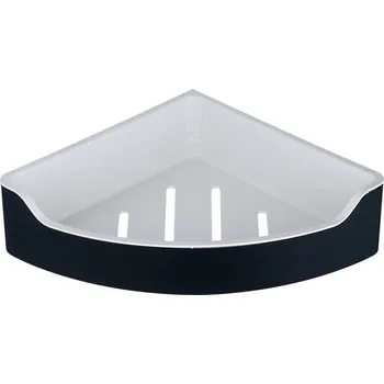 Koupelnový nábytek Rohová sprchová polička Aqualine Samba 218x63x218 mm černá SB209