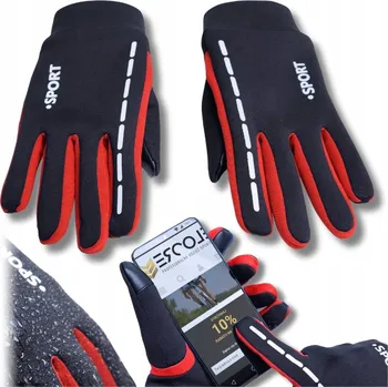 Rukavice Ercole pětprsté rukavice polyester velikost L - unisex