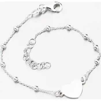 Šperk Dámský náramek stříbro 925 srdce B1901874-1132-SLX délka 16 cm