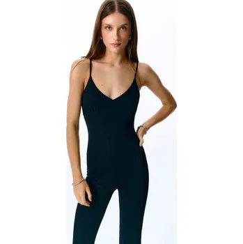 Dámské tričko Overal na ramínka - M - House - černá - 068HH-99X