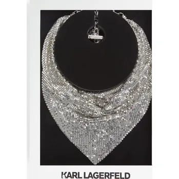 Kabelka ŠÁTEK KARL LAGERFELD K/ESSENTIAL PARTY BANDANA NICKEL
