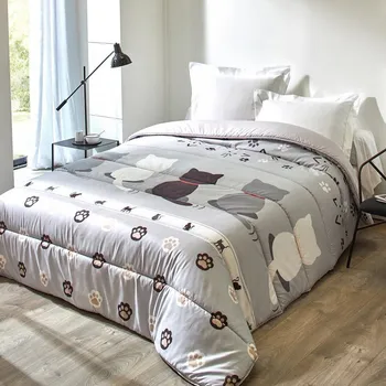 přikrývka Blancheporte Přikrývka s potiskem Kočky, mikrovlákno 400g/m2 Velikost: 140x200 cm