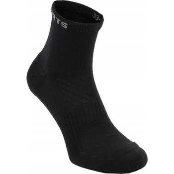 Pánské ponožky Ponožky Pitbull Quarter Ponožky 2 kusy, černé, velikost 35-38