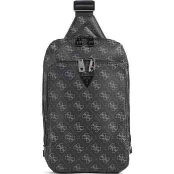 Outdoorové zavazadlo Guess Milano Batoh sling 27cm, 3L, černá, imitace kůže, 235904