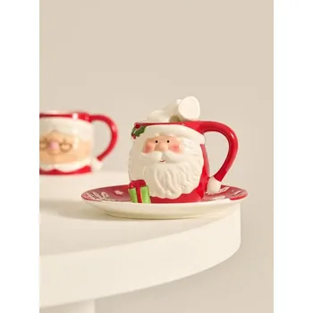 Sinsay - Hrníček ve tvaru Santa Clause - vícebarevná - 461FP-MLC - 461FP-MLC-ONE