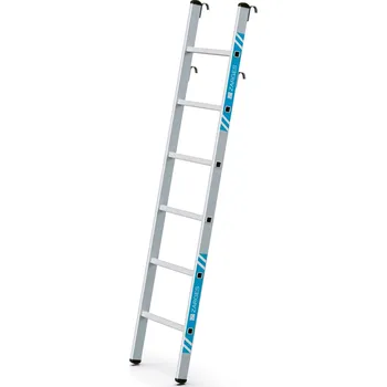 Žebřík ZARGES Závěsný regálový žebřík Stella LH, 1041513, Svislá výška (H) od-do (m): 2,42-2,95