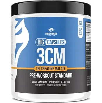 FIRESNAKE 3CM 120 KAPS 1150 mg JABLEČNÝ KREATIN TRI CREATINE MALATE