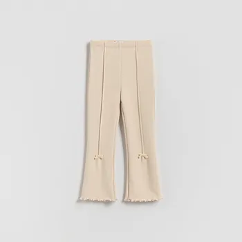 Reserved - Zateplené kalhoty flare - tělová - 878FF-02X - 878FF-02X-104