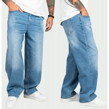 Pánské džíny Pánské volné džíny BAGGY světle modré široké streetwear 33