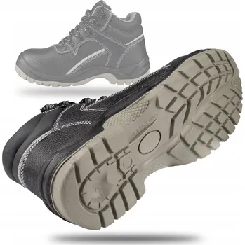 Pracovní obuv Pracovní obuv kotníková FORINT bezpečnostní pracovní boty s ocelovou špičkou, velikost 40